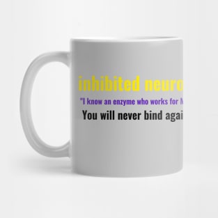 Inhibited Neuron Funny Neuroscience Neuro Humor Mug